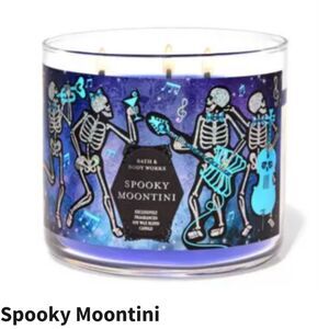 NEW 2024 Bath & Body Works SPOOKY MOONTINI 3-Wick Candle Long Lasting